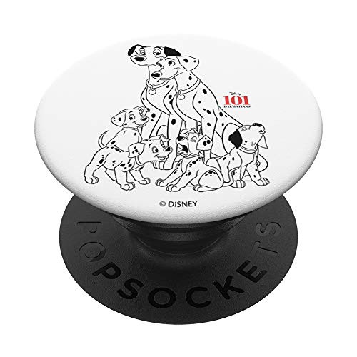 Disney 101 Dalmatians Dog Pile Portrait PopSockets PopGrip- Swappable Grip for Phones  and  Tablets