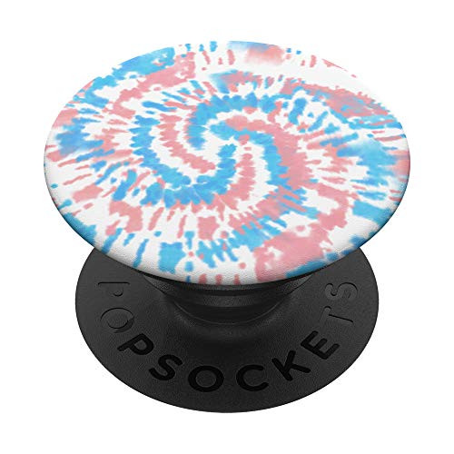 Transexual Pride Flag Tie Dye Transexual Trans-Sexual PopSockets PopGrip- Swappable Grip for Phones  and  Tablets
