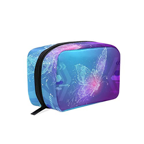 Travel Makeup Cosmetic Pouch Butterfly Makeup Travel Bag Purse Holiday Gift For Women Or Girls-18-