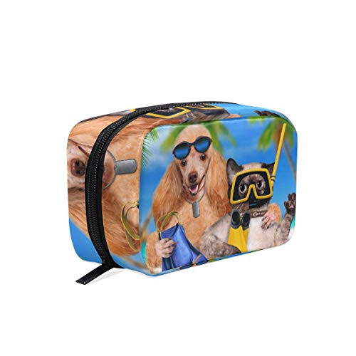 Travel Makeup Cosmetic Bag Cute Dog Makeup Pouch for Travel Bag Purse Holiday Gift For Women Or Girls-14- Travel Makeup Cosmetic Bag Cute Dog Makeup Pouch for Travel Bag Purse Holiday Gift For Women Or Girls-14-