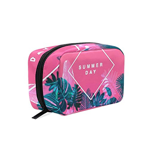 Travel Makeup Cosmetic Bag Leave Makeup Pouch for Travel Bag Purse Holiday Gift For Women Or Girls-18-