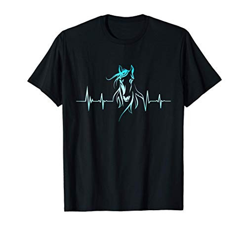 Horse Heartbeat Horse Lover Gifts Women Men Girls Teens T-Shirt Horse Heartbeat Horse Lover Gifts Women Men Girls Teens T-Shirt