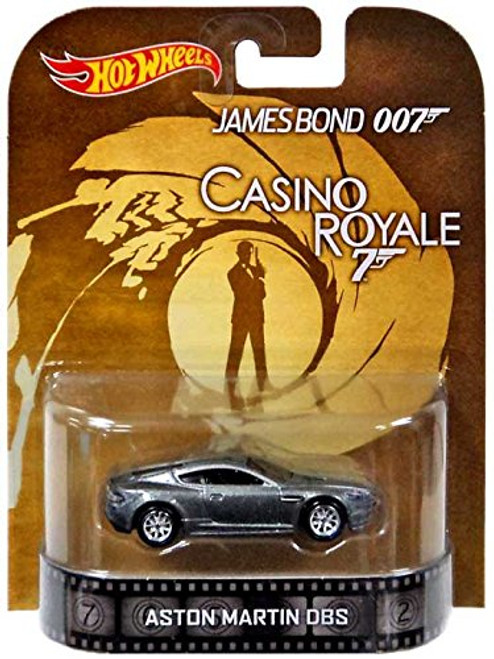 Aston Martin DBS James Bond 007 "Casino Royale" Hot Wheels 2014 Retro Series Die Cast Vehicle Aston Martin DBS James Bond 007 "Casino Royale" Hot Wheels 2014 Retro Series Die Cast Vehicle