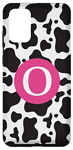 Galaxy S20 plus Cute Letter O Initial Monogram Name Cow Print Pattern Gift Case