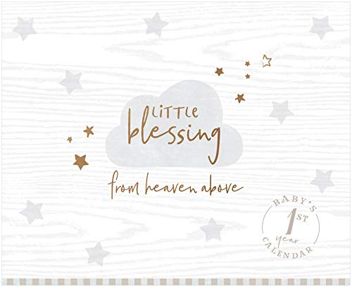 C.R. Gibson Little Blessing Baby's First Year Calendar Memory Book 11" x 18"