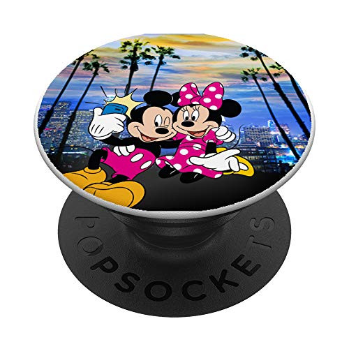 Disney Mickey and Minnie Selfie PopSocket PopSockets PopGrip- Swappable Grip for Phones  and  Tablets