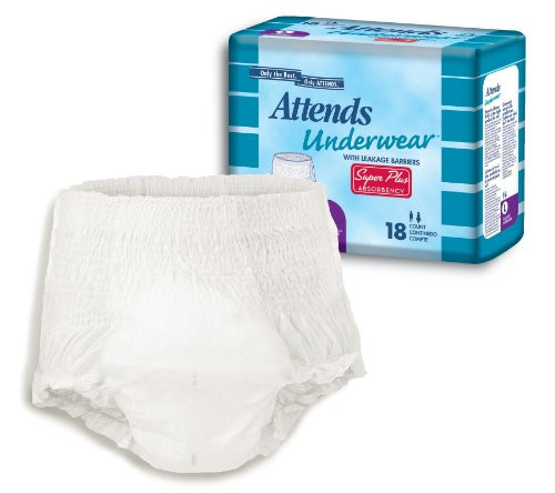 Attends Underwear Super Plus Absorbency X-Large-Pack of 14