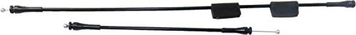 Evan-Fischer Door Latch Cable Rear Passenger Side Compatible With 1992-2018 Ford E-150 E-250 E-350 E-450 E-550 Econoline Club Wagon Super Duty Cargo Door