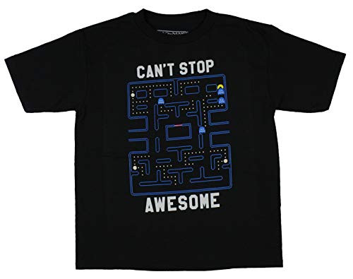 Pac-Man Boy's Can't Stop Awesome Graphic Print T-Shirt 7