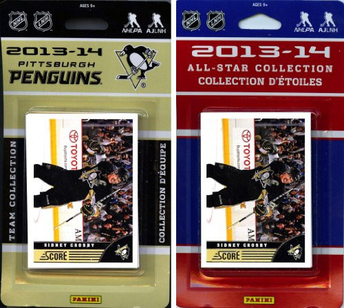 C and I Collectables NHL Pittsburgh Penguins Licensed 2013-14 Score Team Set and All Star Card Set