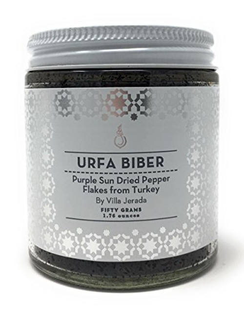 Villa Jerada Urfa Biber Purple Sun Dried Pepper Flakes from Turkey, 1.76 oz