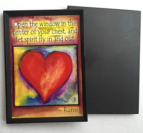 Open the window 2x3 Rumi magnet - Heartful Art by Raphaella Vaisseau Open the window 2x3 Rumi magnet - Heartful Art by Raphaella Vaisseau