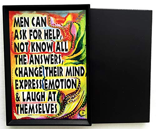 What Men Can Do 2x3 magnet - Heartful Art by Raphaella Vaisseau
