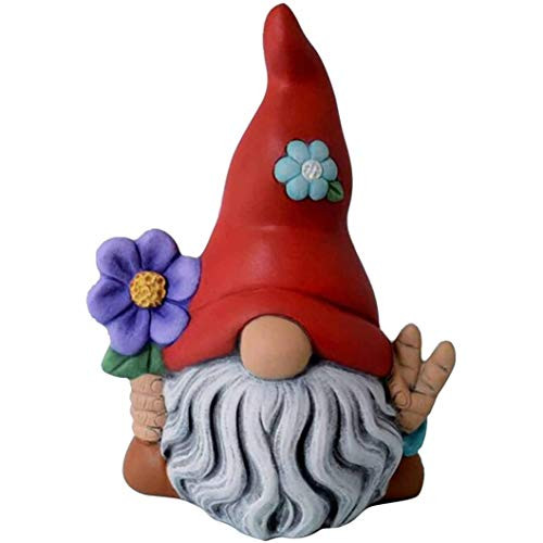 EZ Tuxedo Magic Garden Gnomes Statues Funny Dwarf Resin Statue Collectible Figurines Sculpture Miniature for Home Decoration Outdoor Ornament Yard Lawn Patio Garden Gnome Decor -E-