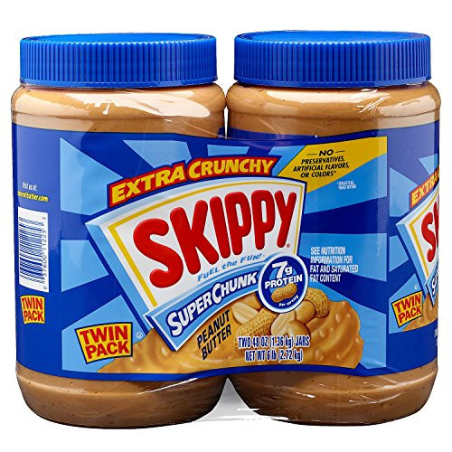 Skippy Chunky Peanut Butter-48 oz 2 ct by Skippy