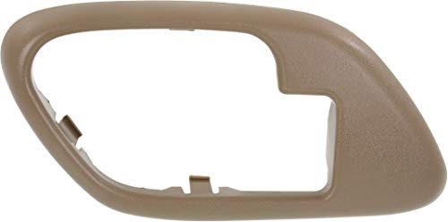 Garage-Pro Front Door Handle Trim Compatible with GMC C-K FULL SIZE P-U 1995-2002-SUBURBAN 1995-1999 LH Inside Beige Plastic
