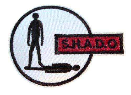 UFO S.H.A.D.O. Emblem Logo 4" Wide Embroidered Patch