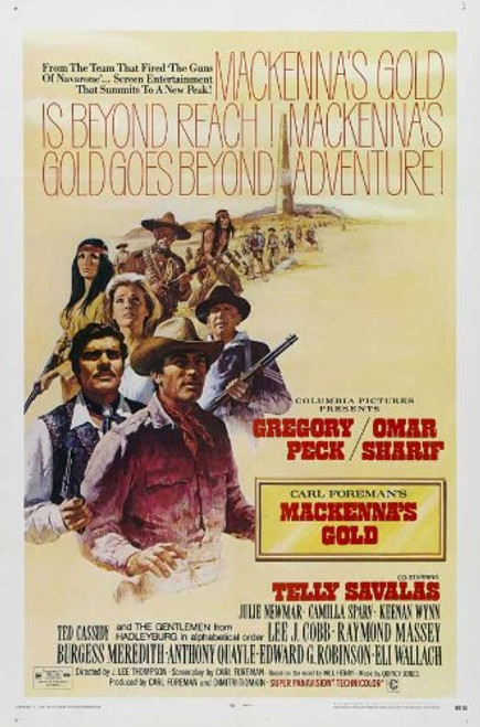 Pop Culture Graphics Mackenna's Gold Poster B 27x40 Gregory Peck Omar Sharif Telly Savalas Pop Culture Graphics Mackenna's Gold Poster B 27x40 Gregory Peck Omar Sharif Telly Savalas