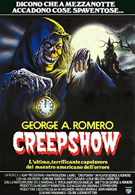 Creepshow Poster Movie Italian 27 x 40 Inches - 69cm x 102cm Hal Holbrook Adrienne Barbeau Viveca Lindfors E.G. Marshall Stephen King Leslie Nielsen Carrie Nye