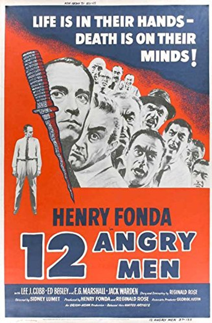 Pop Culture Graphics Twelve Angry Men Poster Movie D 27 x 40 Inches - 69cm x 102cm Henry Fonda Martin Balsam Lee J. Cobb E.G. Marshall Jack Klugman Robert Webber Ed Begley Sr. Pop Culture Graphics Twelve Angry Men Poster Movie D 27 x 40 Inches - 69cm x 102cm Henry Fonda Martin Balsam Lee J. Cobb E.G. Marshall Jack Klugman Robert Webber Ed Begley Sr.