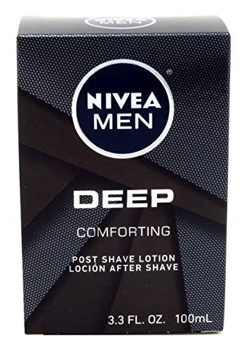 Nivea Men Deep Comforting Post Shave Lotion 3.3 Ounce -100ml- -3 Pack-