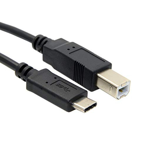 YOUKITTY CY USB-C USB 3.1 Type C Male Connector to USB 2.0 B Type Male Data Cable for Cell Phone  and  Laptop  and  Printer  and  Hard Disk