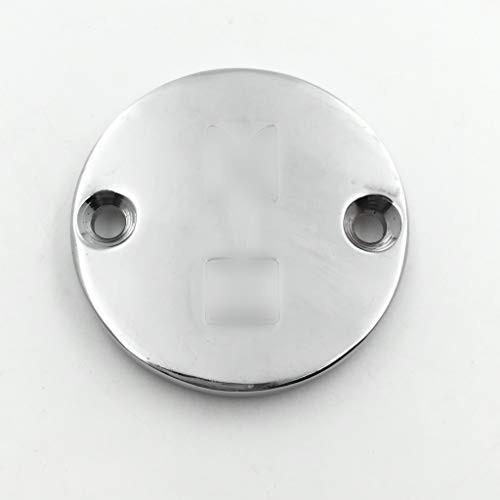 HTTMT MT249-023- Motorcycle Chrome Brake Fluid Reservoir Cap Cover"K" Engraved Compatible with Kawasaki Vulcan 800 2001-2006 -Kawasaki Vulcan 1500 1987-2008