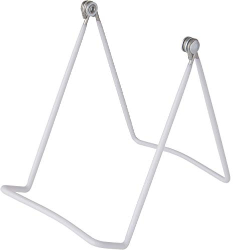 Bard's Vinyl Covered White Wire Stand 5.5" H x 4.5" W x 5.25" D