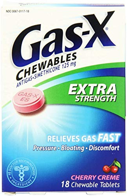 Gas-X Extra Strength Cherry Creme 18-Count Chewable Tablets -2- by Gas-X