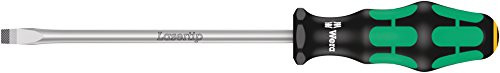 Wera 05007635001 Kraftform Plus 334 Slotted Screwdriver Lasertip 7mm Head 6" Blade Length