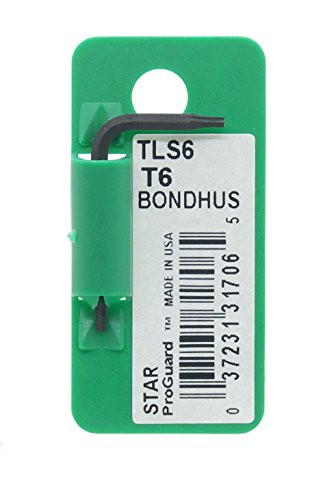Bondhus 31706 T6 Torx L-Wrench - Short Arm