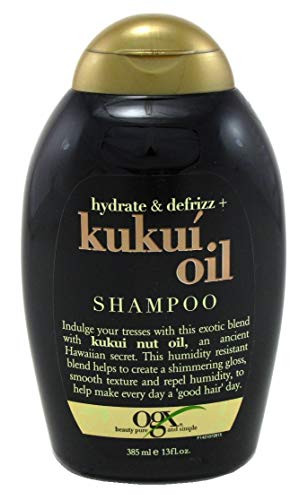 Ogx Shampoo Kukui Oil Hydrate  and  Defrizz 13 Ounce -384ml- -2 Pack-