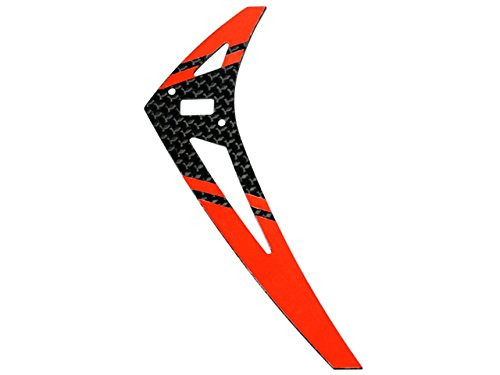 Microheli Carbon Fiber Vertical Fin G Style -RED- - Blade 200 S- 230 S- 230 S V2-250 CFX