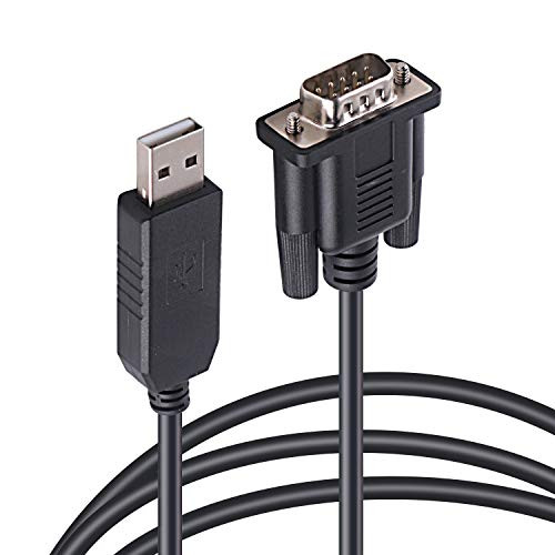 USB-DB9 PC Connect Mount Cable EQMOD Skywatcher goto Control Telescope for Replacing Hand Control -HC- with ASCOM for HEQ5pro AZEQ5 AZEQ6 EQ6-R AZ GTI-6ft Mount with DB9-