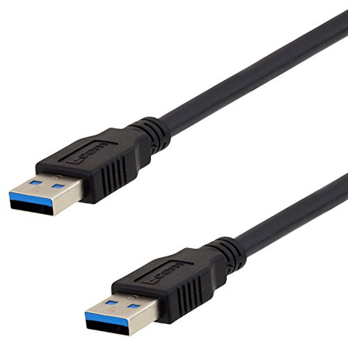 L-COM U3A00007-105M USB Cable USB Type A Plug USB Type A Plug 1.5 m 4.9 ft USB 3.0 Black