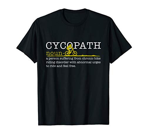 Mens Cycopath T-Shirt Mountain Bike Funny MTB Biker Biking Gift