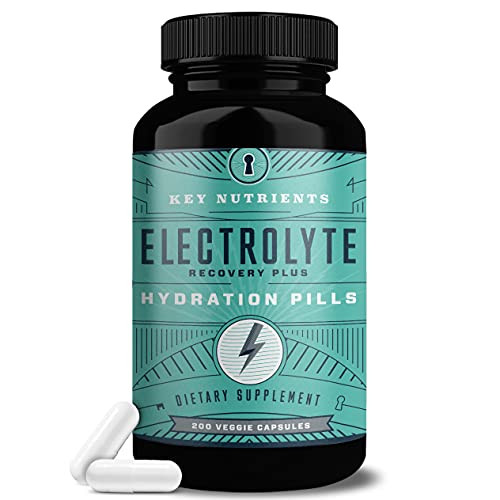 Electrolyte Salt Tablets- for Rehydration - Keto Friendly Hydration Supplement - Electrolyte Pills with No Carbs and No Sugar . Contains 6- Electrolytes - Sodium Magnesium Salt and More - 200 Capsules Electrolyte Salt Tablets- for Rehydration - Keto Friendly Hydration Supplement - Electrolyte Pills with No Carbs and No Sugar . Contains 6- Electrolytes - Sodium Magnesium Salt and More - 200 Capsules