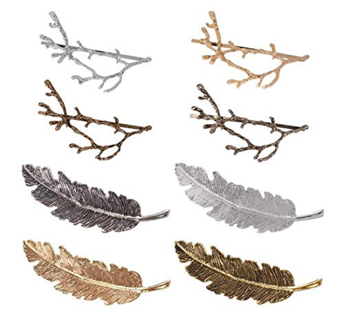 Womens Barrettes Hair Accessories Set Metal Hairpins Hair Clips for Girls Tree Branch Alloy Geometrical Moon Circle Bowknot Hair Circle -K 8 PCS- Womens Barrettes Hair Accessories Set Metal Hairpins Hair Clips for Girls Tree Branch Alloy Geometrical Moon Circle Bowknot Hair Circle -K 8 PCS-