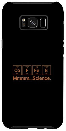 Galaxy S8 plus Co F Fe E Mmmm Science Funny Periodic Table Coffee Nerd Gift Case