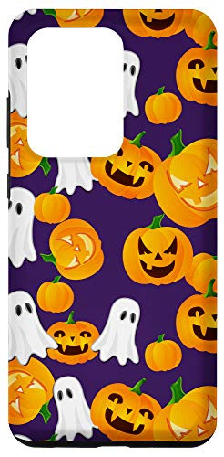 Galaxy S20 Ultra Girly Jack o Lantern Pumpkin Halloween Phone Case