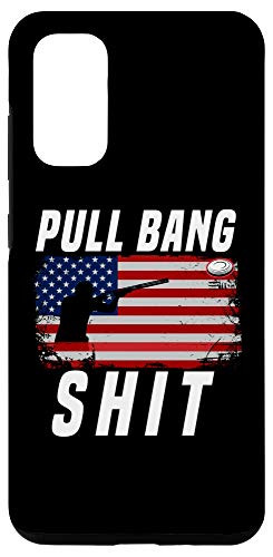 Galaxy S20 Pull Bang Skeet Shooting I Patriotic Clay Target USA Flag Case