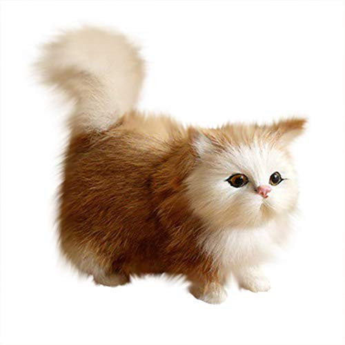 LIAOB Plush Toys Soft Novelty Cute Doll Toy Presents Gifts for Adults Kids Simulation Cat Toys Plush Toys Simulation Animal Models Children's Gifts B