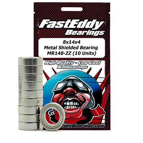 8x14x4 Metal Shielded Bearing MR148-ZZ -10 Units-