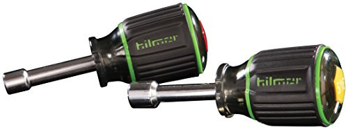 hilmor 1839057 1-1/2" Shaft Magnetic Nut Driver 2 Piece Set, 1/4" + 5/16"