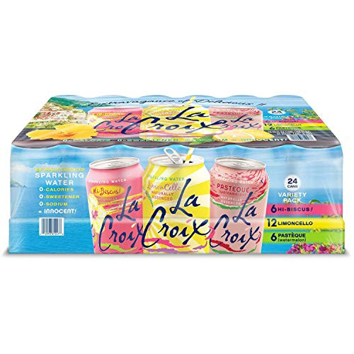 La Croix Curate Variety Pack of Sparkling Water 12 Fl Oz -Pack of 24-