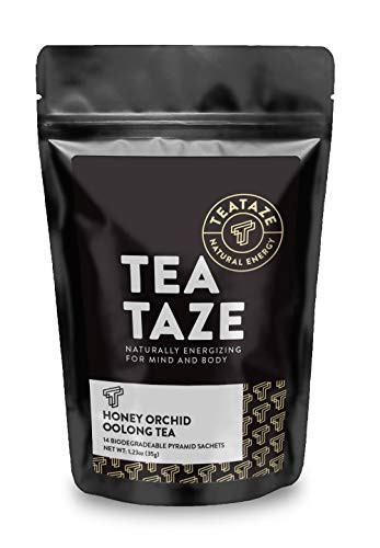 Honey Orchid Oolong Tea -14 count pyramid sachets-