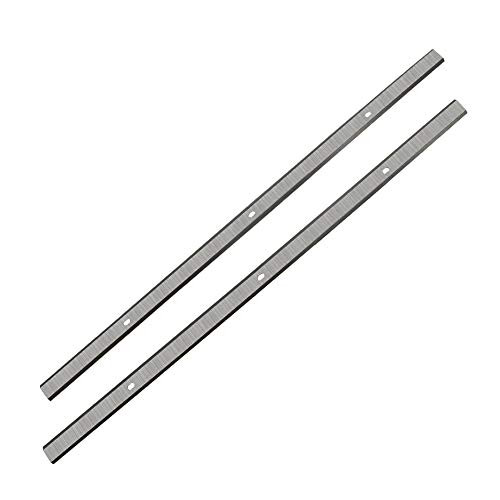 JTEX 12.5 Inch Planer Blades Knives for Delta 22-560 22-562 22-565 TP305 TP400LS Bauer 1621E-B Wen 6550T Craftsman 21758 Porter Cable PC305TP - Set of 2