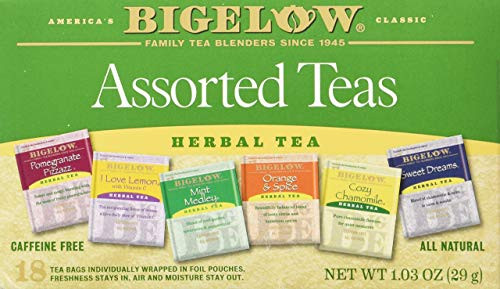 Bigelow Assorted Herb Tea 6 Varieties 18 Bags -Pack of 2- Set of 3