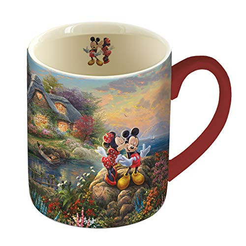 LANG 14oz Ceramic Mug - Mickey  and  Minnie Sweetheart Cove