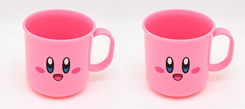OSK Plastic Mug Cup 200ml for Child Kids Party Made in Japan Kirby's Dream Land Kirby Pink Set of 2 Mugs C-1 PK